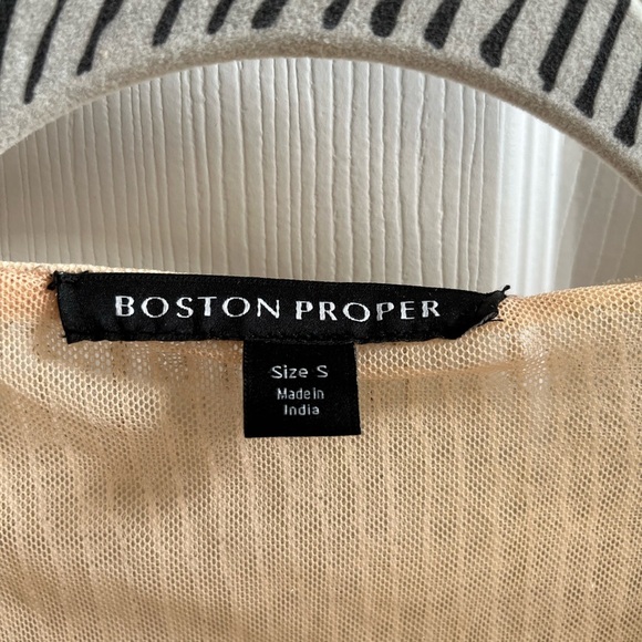 Boston Proper Gold Sequin Blouse - Picture 6 of 6